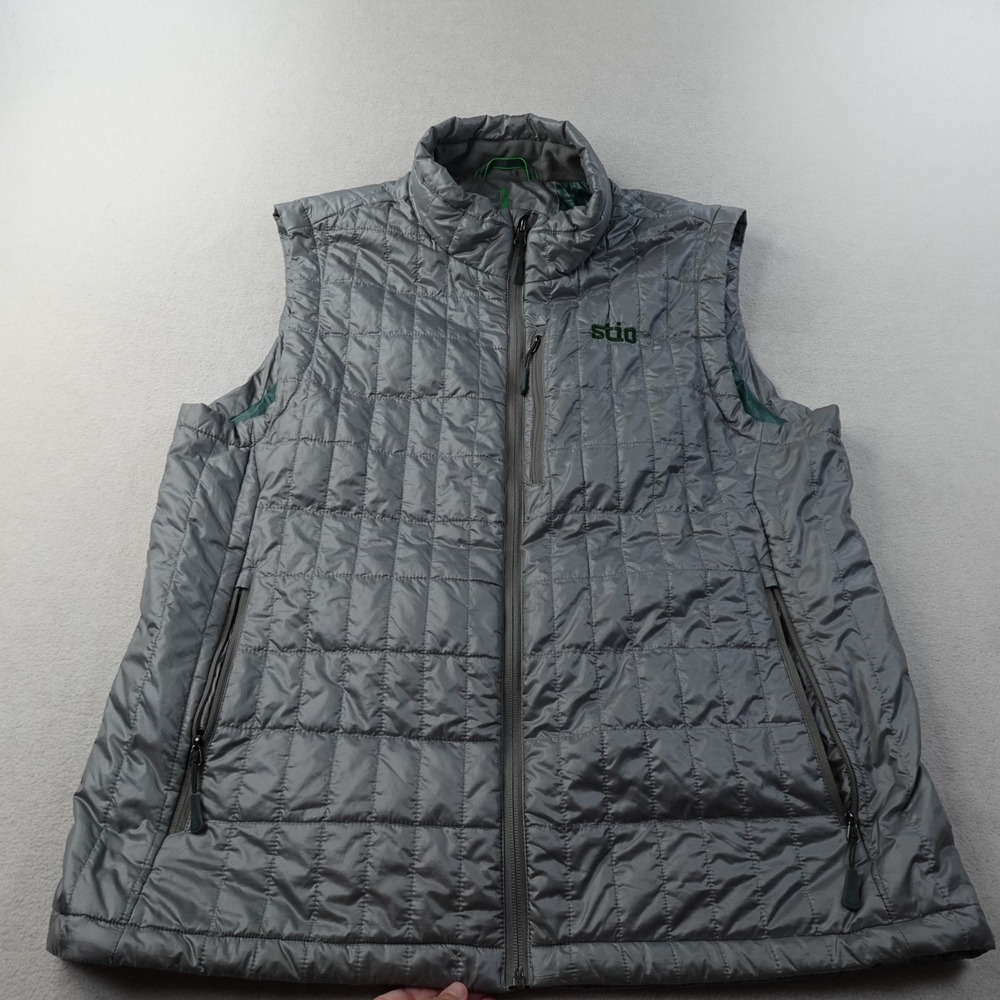 Stio Azura Vest Mens XL Gray PrimaLoft Insulated Lightweight Outdoor 2167